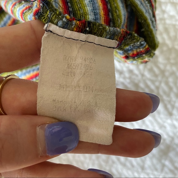 [JUNCTION] 90s RETRO RAINBOW STRIPED TEE - Picture 9 of 12